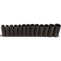 Long Socket Set, 13 Pcs, Impact, 1/2" Drive Size, Deep Southpoint Industrial Supply