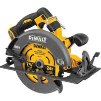FlexVolt&reg; Max Brushless Circular Saw with Electric Brake (Tool Only), 7-1/4", 60 V Southpoint Industrial Supply