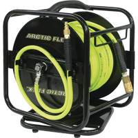 Manual Air Hose Reel with Hybrid Polymer Air Hose, 1/4" x 100' UAK415 | Southpoint Industrial Supply
