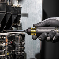 15-in-1 Multi-Bit Ratcheting Screwdriver, 8-3/4" L, Cushion Grip Handle Southpoint Industrial Supply