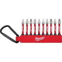 Jeu dembouts pour tournevis &agrave; chocs Shockwave, Carr&eacute;e, #2, Prise 1/4" Southpoint Industrial Supply