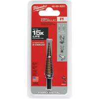 Foret &eacute;tag&eacute;, 1/8"/#1 - #1/1/2", Incr&eacute;ments de 1/32", Acier rapide au cobalt Southpoint Industrial Supply