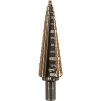 Foret &eacute;tag&eacute;, 3/16"/#4 - #4/7/8", Incr&eacute;ments de 1/32", Acier rapide au cobalt Southpoint Industrial Supply