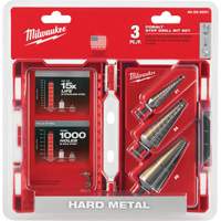 Step Drill Bit Set, 3 Pieces, High Speed Cobalt Southpoint Industrial Supply