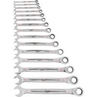 Ratcheting Wrench Set, Combination, 15 Pieces, Imperial Southpoint Industrial Supply