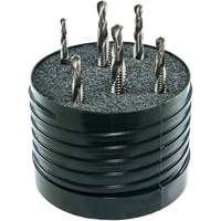 Jeu de tarauds & forets combin&eacute;s DRILLCO, 6 morceaux, Acier rapide Southpoint Industrial Supply