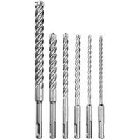 MX4 4-Cutter Rotary Hammer Drill Bit Kit, 6 Pieces, Carbide Southpoint Industrial Supply