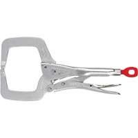 Torque Lock Locking Pliers with Regular Jaws, 11" Length, C-Clamp Southpoint Industrial Supply