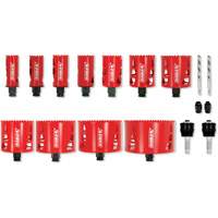 Plumber's Bi-Metal Hole Saw Set, 17 Pieces Southpoint Industrial Supply