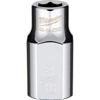 SAE Socket with Four Flat Sides, 3/8", 1/2" Drive, 6 Points Southpoint Industrial Supply