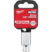 Metric Socket with Four Flat Sides, 8 mm, 1/2" Drive, 6 Points Southpoint Industrial Supply