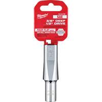 SAE Socket with Four Flat Sides, 3/8", 1/2" Drive, 6 Points, Deep Southpoint Industrial Supply