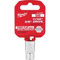 SAE Socket with Four Flat Sides, 11/32", 3/8" Drive, 6 Points Southpoint Industrial Supply