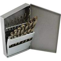 Triumph&reg; Jobber Length Drill Bit Set, 13 Pieces, High Speed Steel Southpoint Industrial Supply