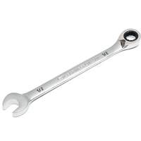 90-Tooth Reversible Ratcheting Wrench, 12 Point, 1/2", Chrome/Polished Finish Southpoint Industrial Supply
