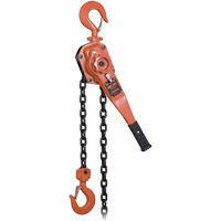 KLP-300L-5 KLP Series Heavy-Duty Lever Chain Hoist with Overload Protection, 5' Lift, 6000 lbs. (3 tons) Capacity Southpoint Industrial Supply