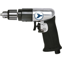 AD38VSRK Perceuse pneumatique &agrave; vitesse variable, 6 pi³/min, 1/4" NPT, 82 dBA, 3/8" mandrin, Avec cl&eacute; Southpoint Industrial Supply