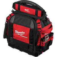 PackOut 15" Structured Tool Bag, Ballistic Polyester, 65 Pockets, Red Southpoint Industrial Supply