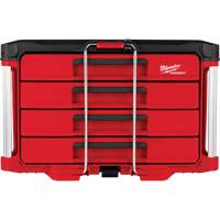 Boîte &agrave; outils avec 4 tiroirs PackOut, 16-3/10" x 22-1/5" x 14-3/10", Rouge Southpoint Industrial Supply