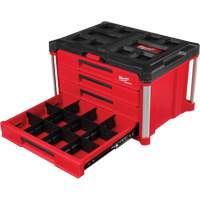 Boîte &agrave; outils avec 4 tiroirs PackOut, 16-3/10" x 22-1/5" x 14-3/10", Rouge Southpoint Industrial Supply