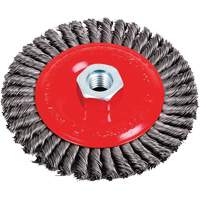 Stringer Bead Brushes for Angle Grinders, 5" Dia., 0.02" Fill, 5/8"-11 Arbor, Steel Southpoint Industrial Supply