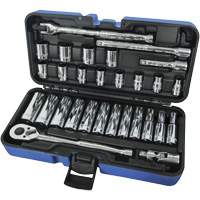 Jeux Rochets & douilles &agrave; 12 pans combin&eacute;s, 30 Mcx, Prise de 3/8", Profond Southpoint Industrial Supply
