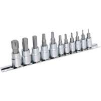 JHBS-11M Hextractor Metric Bit Socket Set, Hex, 1/4"/3/8" Drive, 11 Pcs Southpoint Industrial Supply