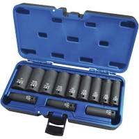PS1238D Jeux - douilles, 12 Mcx, Chocs, Prise de 3/8", Profond Southpoint Industrial Supply