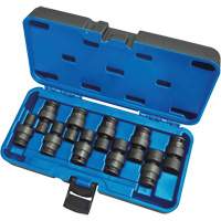 Universal Socket Sets, 10 Pcs, Impact, 3/8" Drive Size Southpoint Industrial Supply