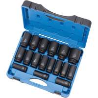 PS1734DM Socket Set, 17 Pcs, Impact, 3/4" Drive Size, Deep Southpoint Industrial Supply