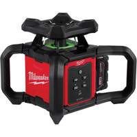 M18™ Green Interior Rotary Laser Level Kit with Remote/Receiver & Wall Mount Bracket, 1000' (304.8 m) UAW813 | Southpoint Industrial Supply