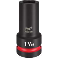 Shockwave Impact Duty Thin Wall Extra Socket, Impact, 1-1/16", 1" Drive, 6 Points, Deep Southpoint Industrial Supply