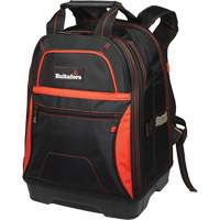Molded Base Bottom Tool Backpack, Black/Red, Ballistic/Polyester Southpoint Industrial Supply