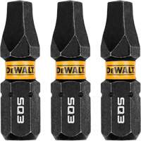3-Piece FLEXTORQ&reg; Impact Screwdriving Bits, Square, #3, 1/4" Drive Southpoint Industrial Supply