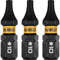 3-Piece FLEXTORQ&reg; Impact Screwdriving Bits, Torx, T-10, 1/4" Drive Southpoint Industrial Supply