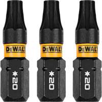 3-Piece FLEXTORQ&reg; Impact Screwdriving Bits, Torx, T-20, 1/4" Drive Southpoint Industrial Supply