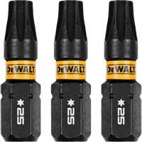 3-Piece FLEXTORQ&reg; Impact Screwdriving Bits, Torx, T-25, 1/4" Drive Southpoint Industrial Supply