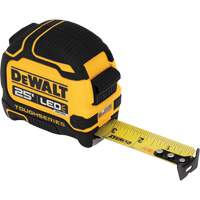 TOUGHSERIES™ LED Lighted Tape Measure, 25' UAX508 | Southpoint Industrial Supply