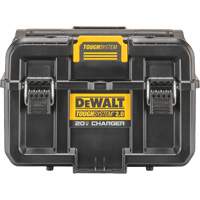 TOUGHSYSTEM<sup>®</sup> 2.0 20V Dual Port Charger, 15" W x 14" D x 9" H, Black/Yellow UAX513 | Southpoint Industrial Supply