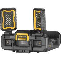 TOUGHSYSTEM<sup>®</sup> 2.0 Adjustable Work Light with Storage, 11" W x 16" D x 14" H, Black/Yellow UAX514 | Southpoint Industrial Supply