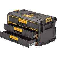 TOUGHSYSTEM<sup>®</sup> 2.0 Three-Drawer Unit, 12-3/10" W x 21-4/5" D x 12-3/5" H, Black/Yellow UAX515 | Southpoint Industrial Supply