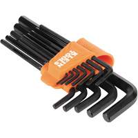 L-Style Long Hex Key Set, 12 Pcs., Imperial Southpoint Industrial Supply
