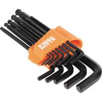 L-Style Ball-End Hex Key Wrench Set, 12 Pcs., Imperial Southpoint Industrial Supply