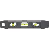 Niveau torpille, 9" lo, Aluminium, 3 fioles, Magn&eacute;tique Southpoint Industrial Supply