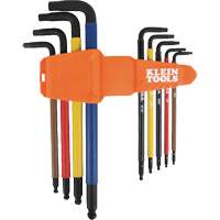 Colour-Coded Extra-Long L Style Hex Key Caddy Set, 9 Pcs., Imperial Southpoint Industrial Supply