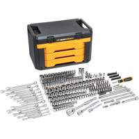 6-Point Mechanics Tool Set in 3 Drawer Storage Box Southpoint Industrial Supply