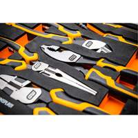 PITBULL Cushion Grip Pliers Set in Foam Storage Tray, 5 Pieces Southpoint Industrial Supply