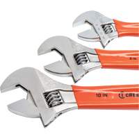 Cushion Grip Wrench Set, Adjustable, 3 Pieces Southpoint Industrial Supply