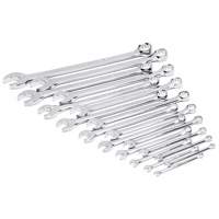 Jeu de cl&eacute;s mixtes SAE et longues &agrave; 12 pans dans un plateau de rangement en mousse, Ouverte, 19 morceaux, Imp&eacute;rial Southpoint Industrial Supply