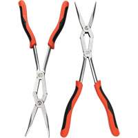 X2 Straight and Bent Long Nose Dual Material Plier Set, 2 Pieces Southpoint Industrial Supply
